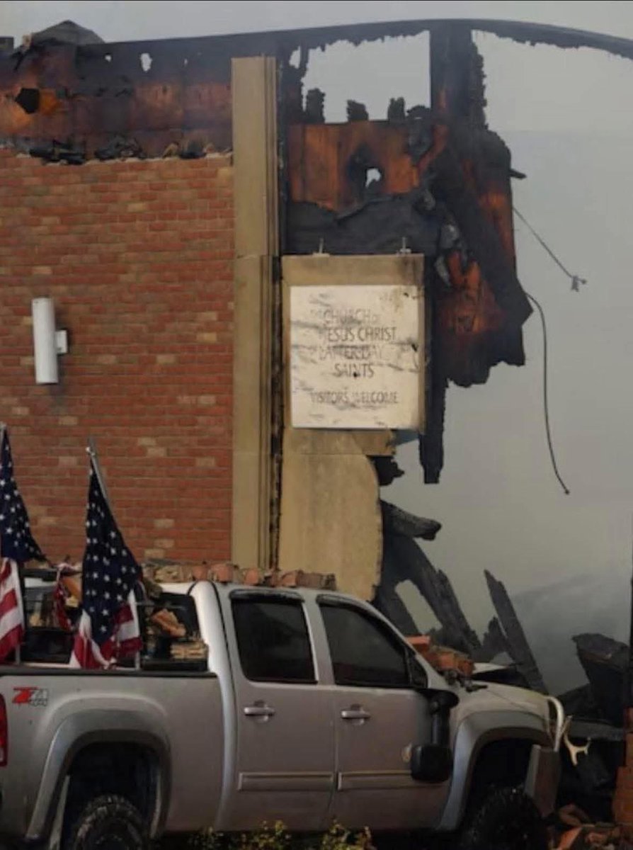 Burned Church Building in Michigan