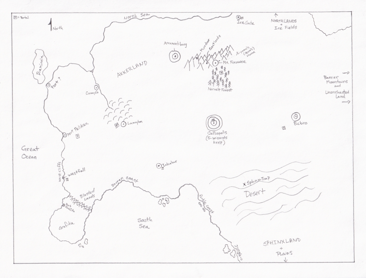 Map of the Wizardlands