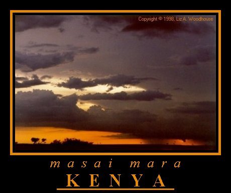 Sunset, Kenya