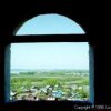 Pereslavl' through monastery tower window